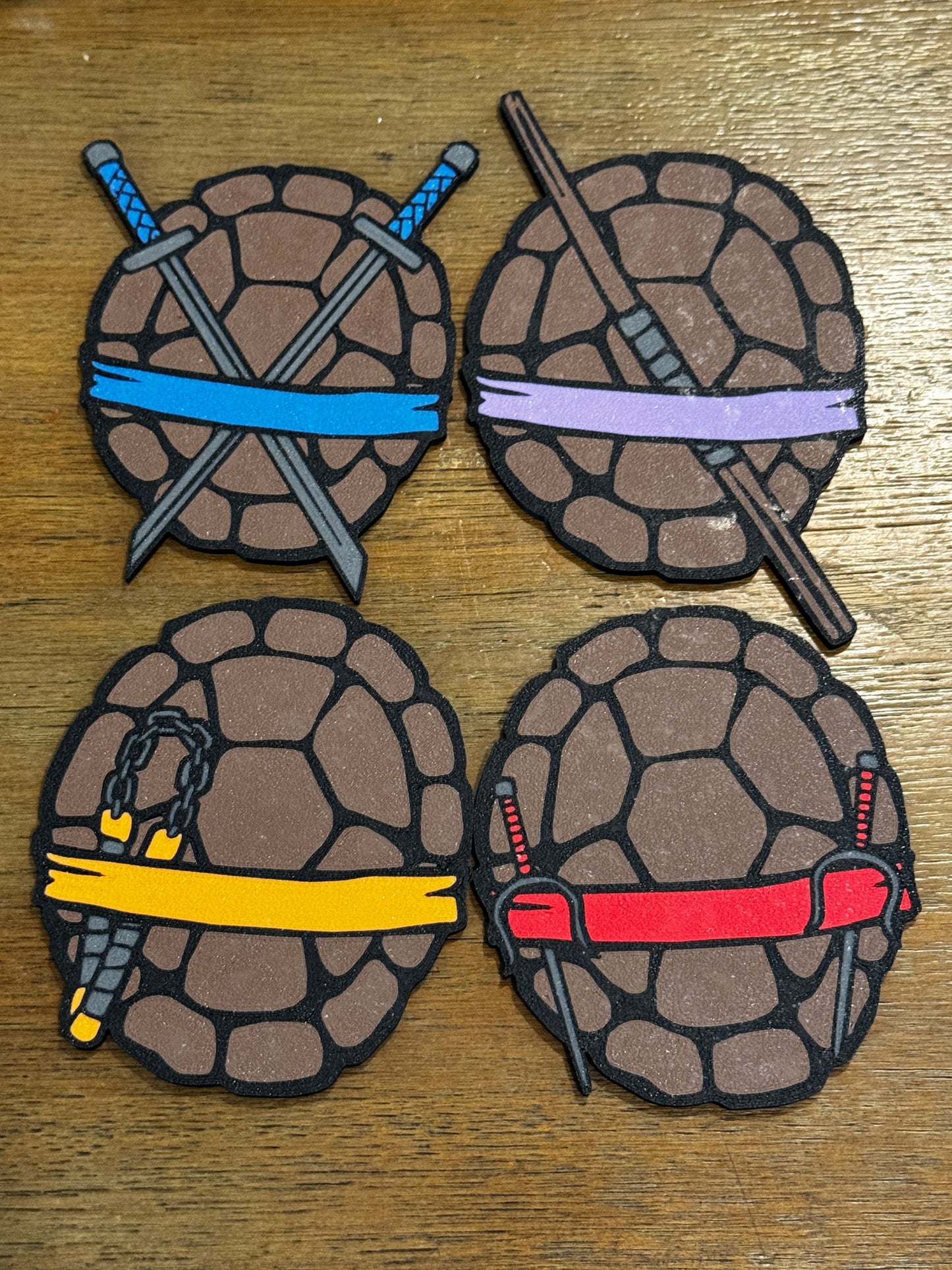 Ninja Turtles 4 Piece Coaster Set