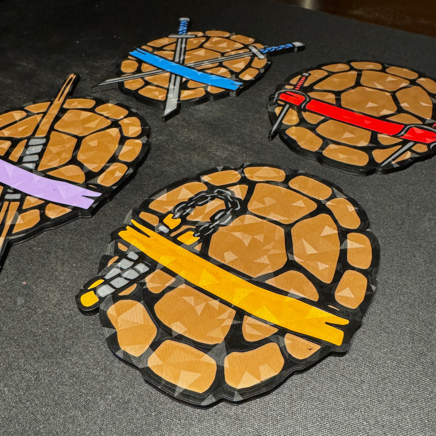 Ninja Turtles 4 Piece Coaster Set